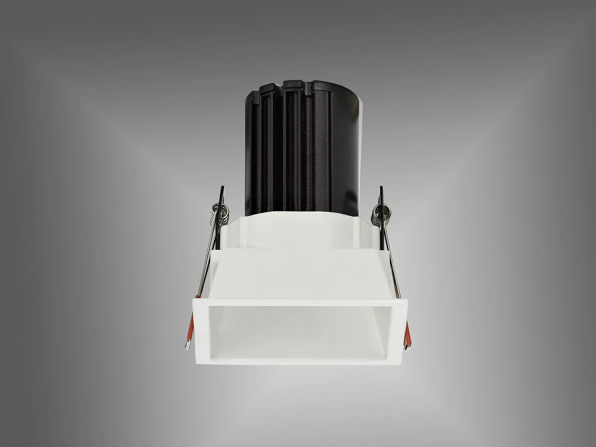 Box 10 Tridonic Powered 10W 2700K 710lm 36° CRI>90 LED Engine White Square Adjustable Recessed Spotlight, IP20 DM201305  Dlux Box 10